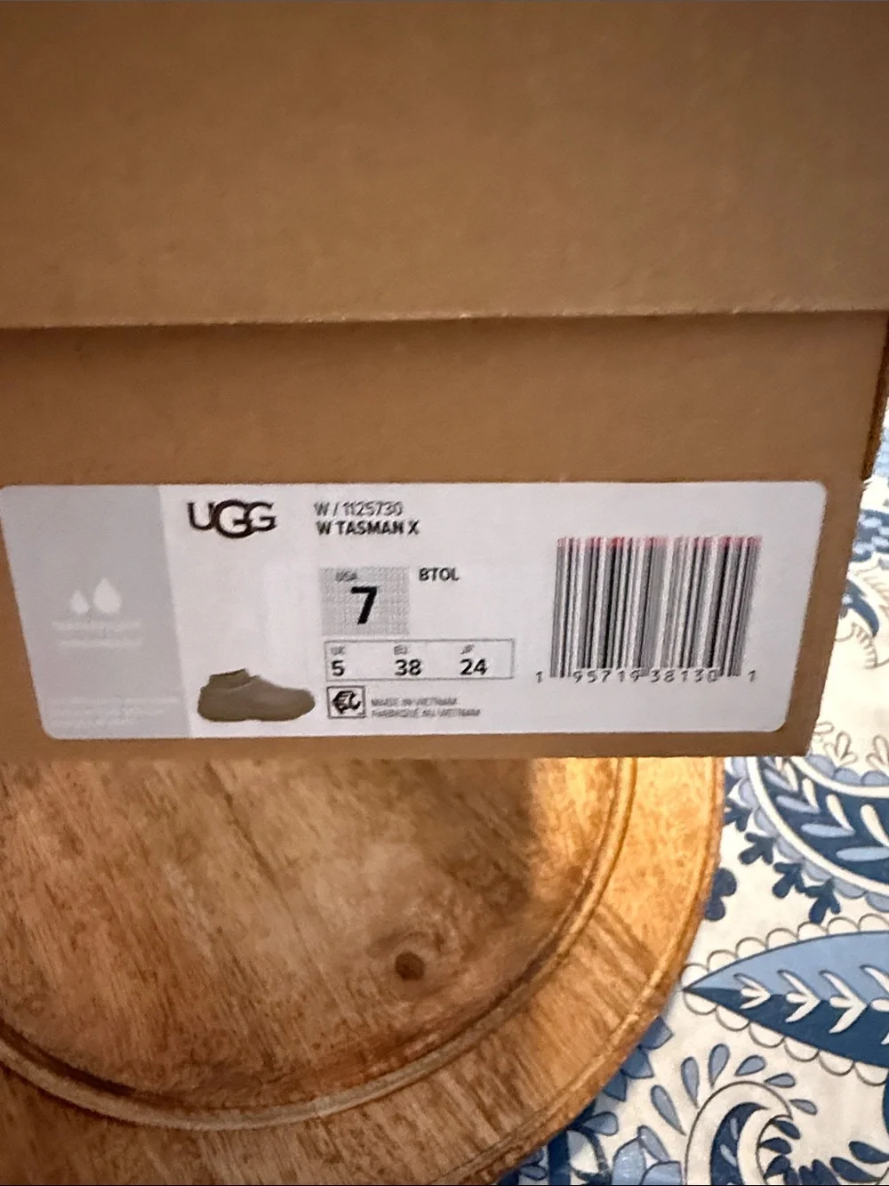 UGG Olive Green Slip-On Winter Clogs with Ribbed Ankle